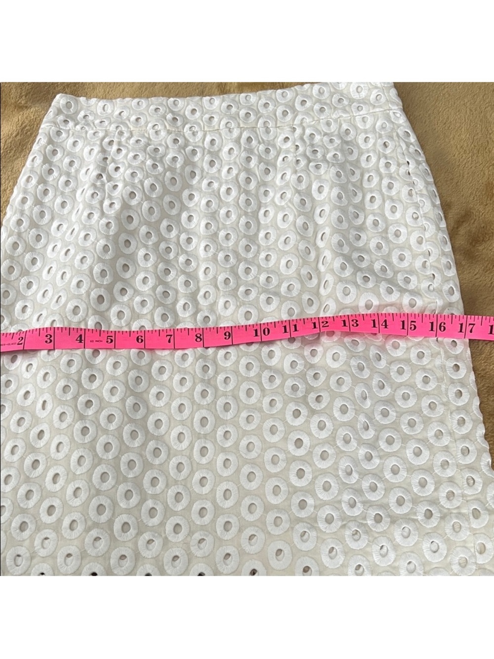 J. Crew | NWT Women’s Size 2P | White Eyelet Pencil Skirt - Picture 8 of 8
